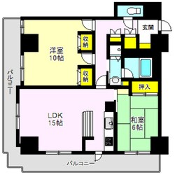 ツインシティヴェール高崎　805の物件間取画像